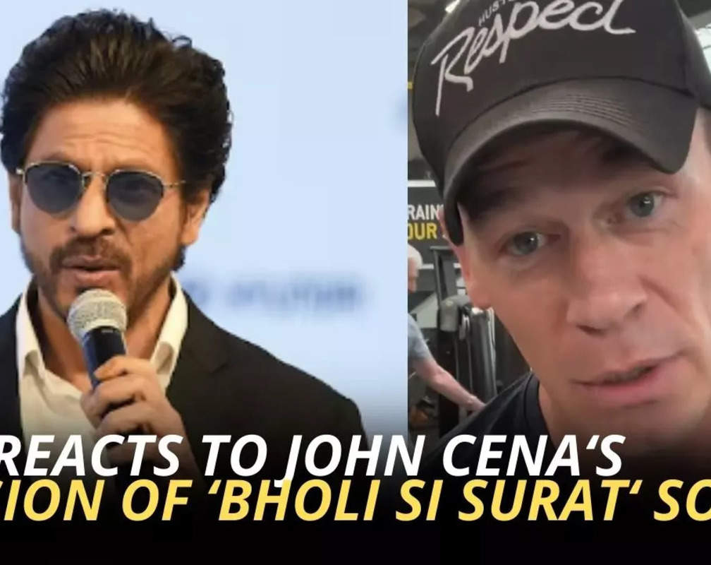 
Shah Rukh Khan gives sweetest reaction to viral video featuring John Cena singing 'Bholi Si Surat'; says 'Gonna send u my latest songs'

