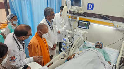 CM Yogi extends support to road accident victims, visits hospitals in Lucknow