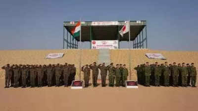 India-Japan army combat drill begins in Rajasthan