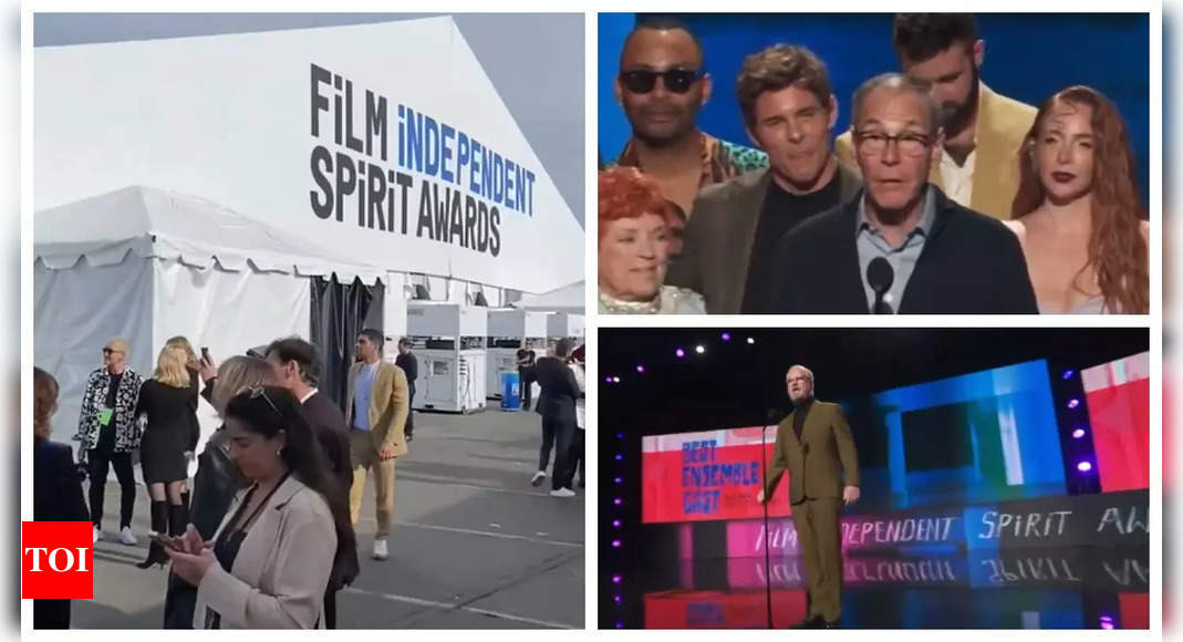 2024 Film Independent Spirit Awards disrupted by Israel-Hamas war protest | - Times of India