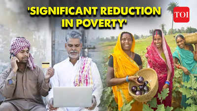 Niti Aayog CEO B V R Subrahmanyam: 'Sharp reduction in poverty level, down to 5%'