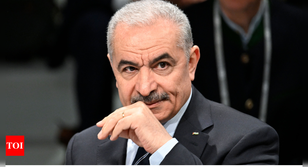 Palestinian PM Mohammad Shtayyeh submits resignation to President Abbas – Times of India