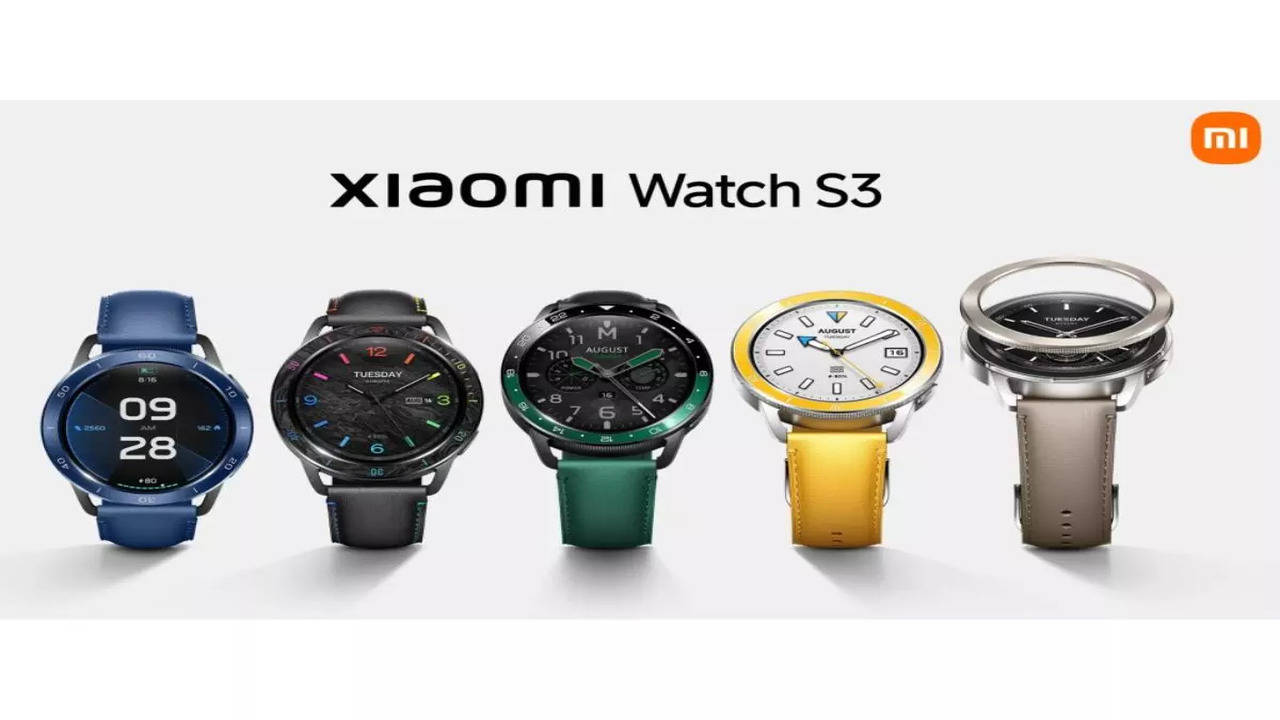 Xiaomi Watch S3 smartwatch with interchangeable bezels, eSMI