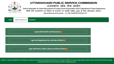 UKPSC Forest Guard PET Admit Card Released at psc.uk.gov.in; Download here