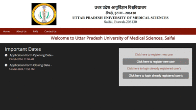 UPUMS Nursing Officer Recruitment 2024: Apply online for 535 vacancies at upums.ac.in