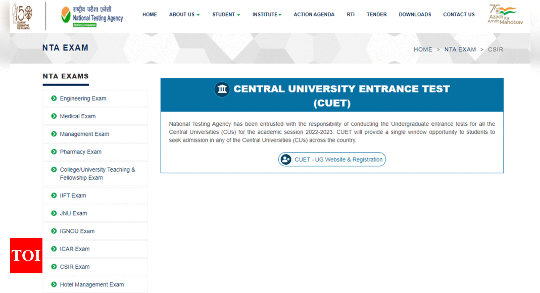 CUET UG 2024 Registration: Important Details for Application |