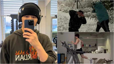 Park Seo Joon treats followers with energetic workout and snowy adventures in latest snapshots