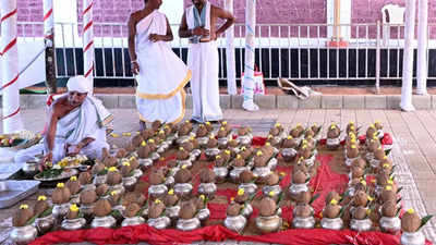 Venur Mahamastakabhisheka: Pratham kalasha sold, others available for devotees