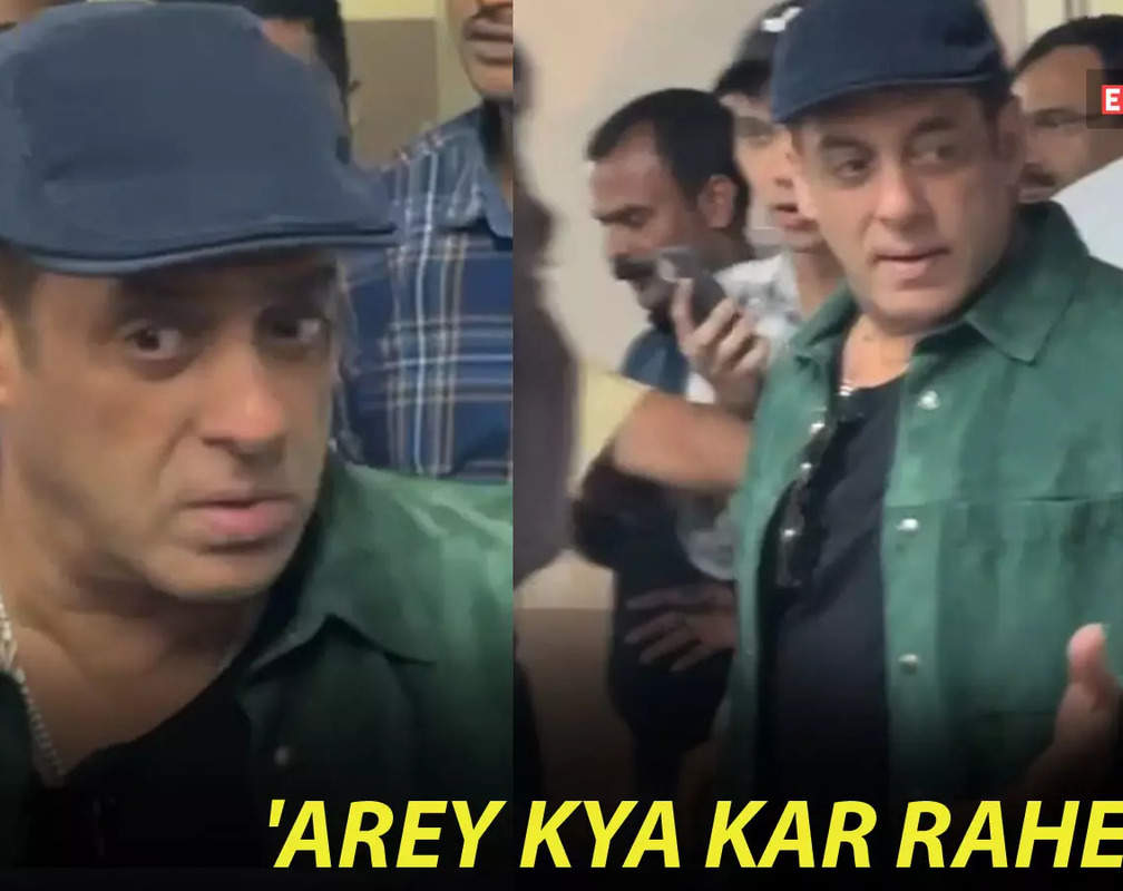 
Salman Khan gets angry over paparazzi; watch the video to know why
