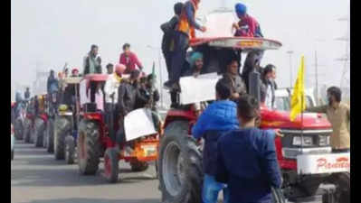 Tractor marches across Punjab, farmers say exit WTO