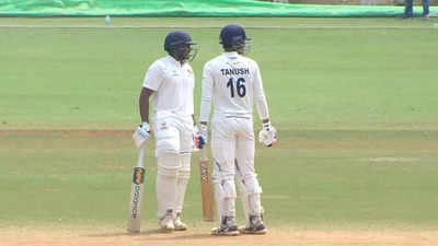 Ranji Trophy: Mumbai's Kotian, Deshpande add 232 for final wicket, miss out by one run on 10th wicket partnership record