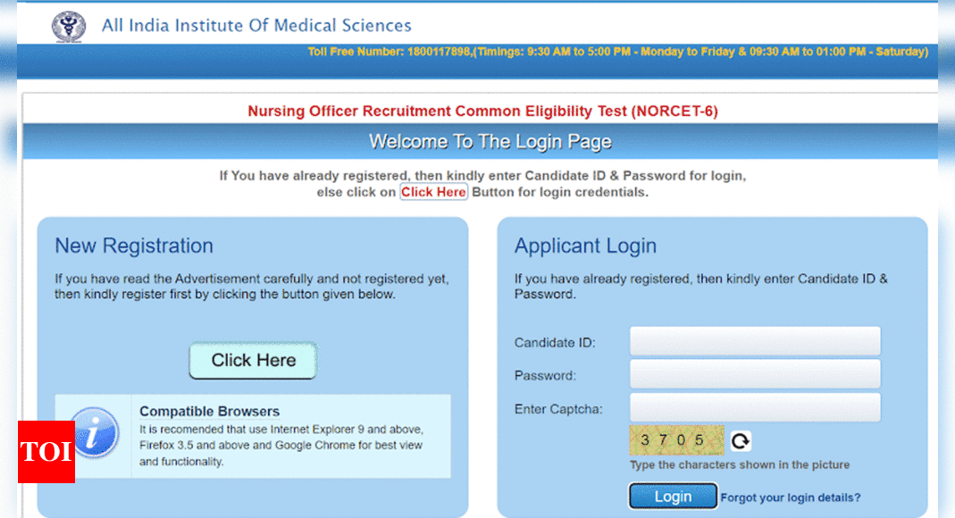 AIIMS NORCET 6 Recruitment 2024: Apply Online for Nursing Officer Positions |