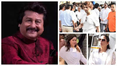 Pankaj Udhas cremated with state honours; Close friends and family bid an emotional farewell to the ghazal maestro