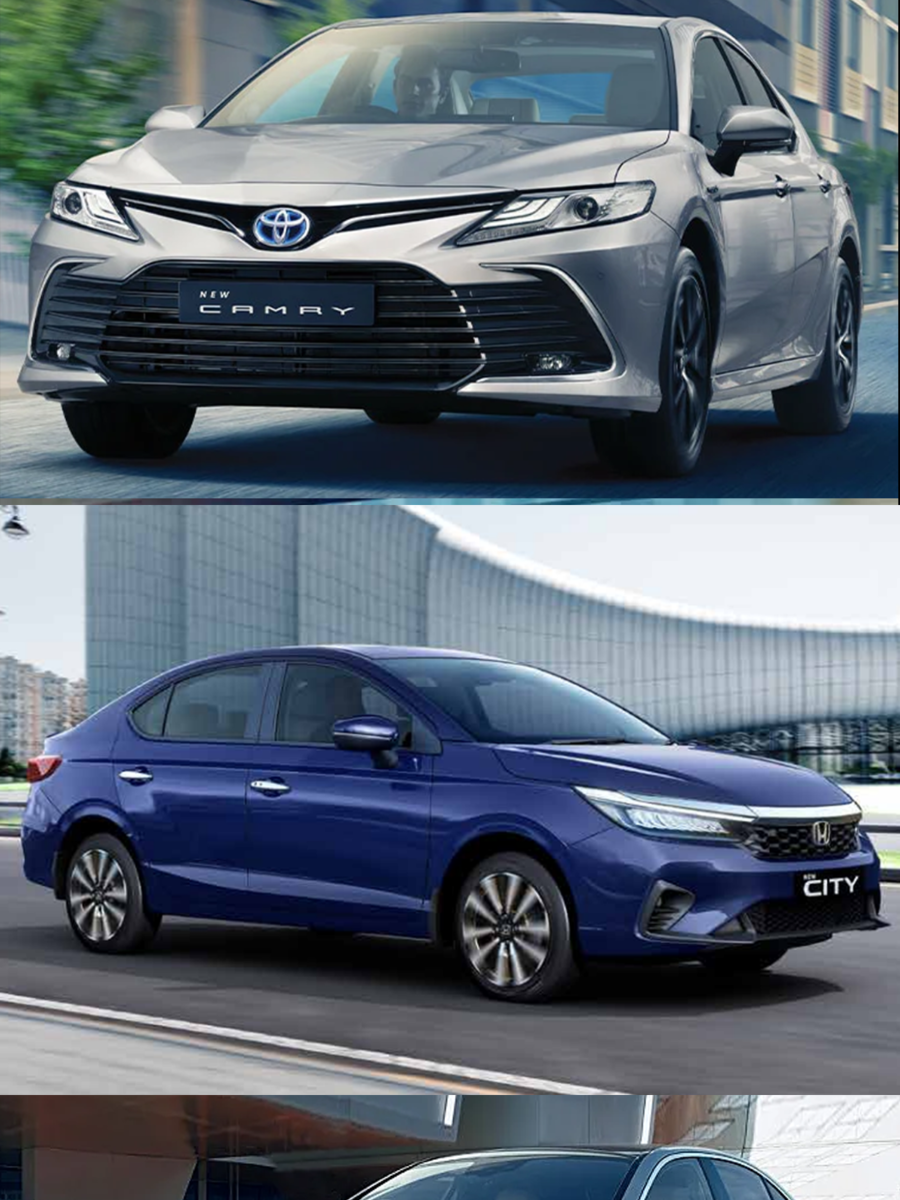 6 Sedans With The Most Comfortable Second Row Seats, Honda City, Toyota Camry, BMW 3 Series