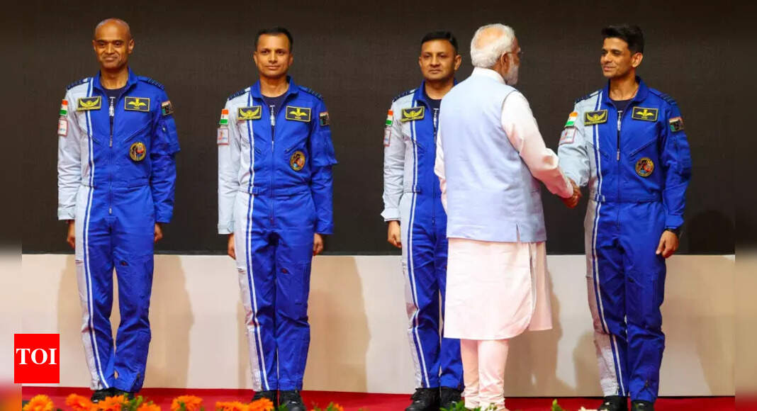Meet the four astronauts for Gaganyaan mission | - Times of India