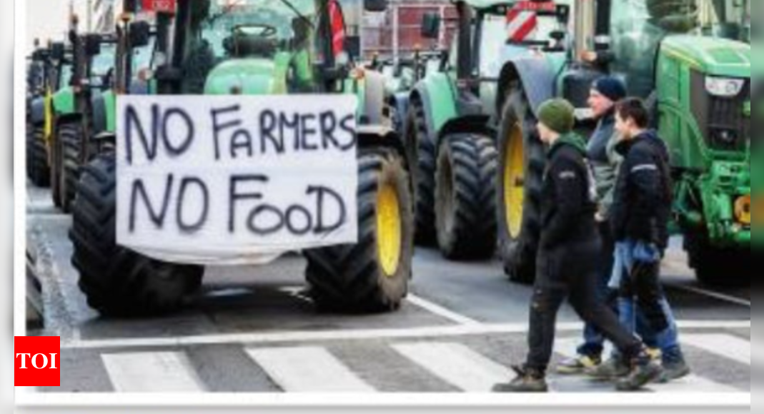 Why tractors are blocking roads across Europe
