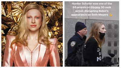 'Hunger Games' star Hunter Schafer ARRESTED in pro-Palestine protest; outraged fans demand "Free Her"