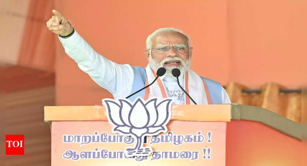 DMK is against development of Tamil Nadu, Narendra Modi says | Chennai ...