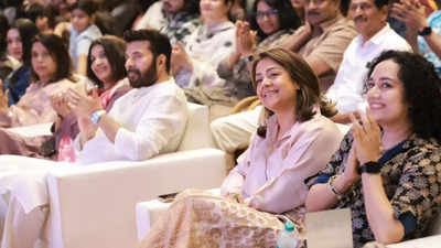 Watch: Jyothika joins Mammootty for the success celebration of ‘Kaathal - The Core’ and ‘Kannur Squad’