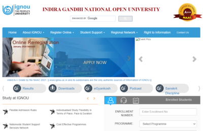 IGNOU B.Ed Entrance Exams Results Out At Ignou.ac.in; Direct Links To ...