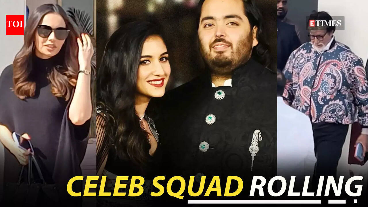 Amitabh Bachchan, Manushi Chhillar and other celebs flock to Anant ...