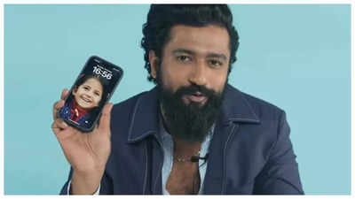 Vicky Kaushal reveals wife Katrina Kaif's childhood photo as his phone wallpaper; fans wonder if baby Kaushal will be arriving soon