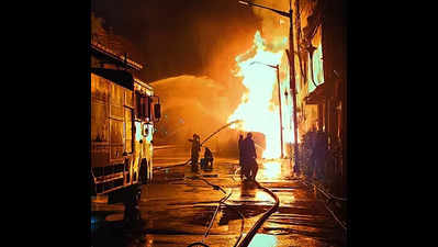 Cleaner charred to death, bldg, shop gutted as oil tanker bursts into flames on C R Ave