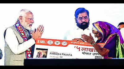 Modi gives ‘400 paar’ poll call from ‘lucky’ Yavatmal