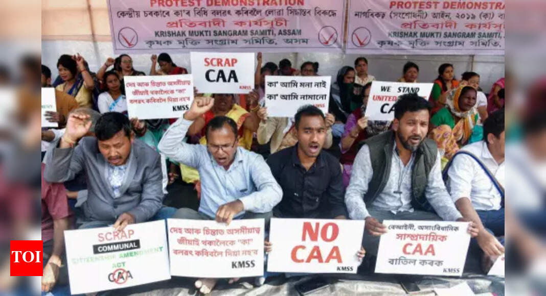 Anti-CAA stir back in Assam - Fresh demonstrations against the Citizenship (Amendment) Act | - Vimarsana News