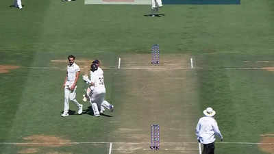 Watch: 'Calamity in the middle!' New Zealand captain Kane Williamson run out for duck after mid-pitch collission