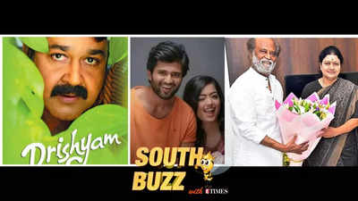 South Buzz: ‘Drishyam’ to be remade in Hollywood; Rashmika Mandanna responds to speculations regarding her relationship with Vijay Deverakonda; Rajinikanth visits Sasikala’s new home