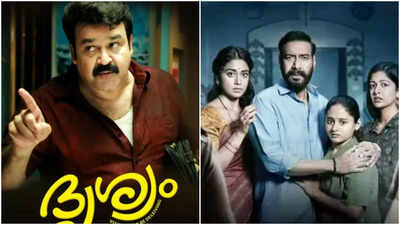 "It’s Mohanlal’s ‘Drishyam’, not Ajay Devgn’s", Twitter erupts in debate after the film's Hollywood remake announcement