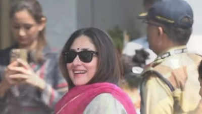 Saif Ali Khan, Kareena Kapoor, and kids jet off for Anant Ambani's grand pre-wedding bash in Jamnagar