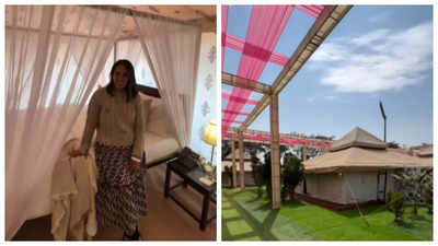Inside video: Ultra-luxurious tents for the celebs at the pre-wedding of Anant Ambani Radhika Merchant