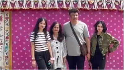 Anu Malik arrives in Jamnagar with his family to attend Anant Ambani, Radhika Merchant's pre-wedding festivities