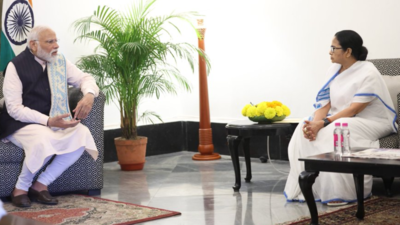 'Courtesy meeting as per protocol': West Bengal CM Mamata Banerjee calls on PM Narendra Modi in Kolkata