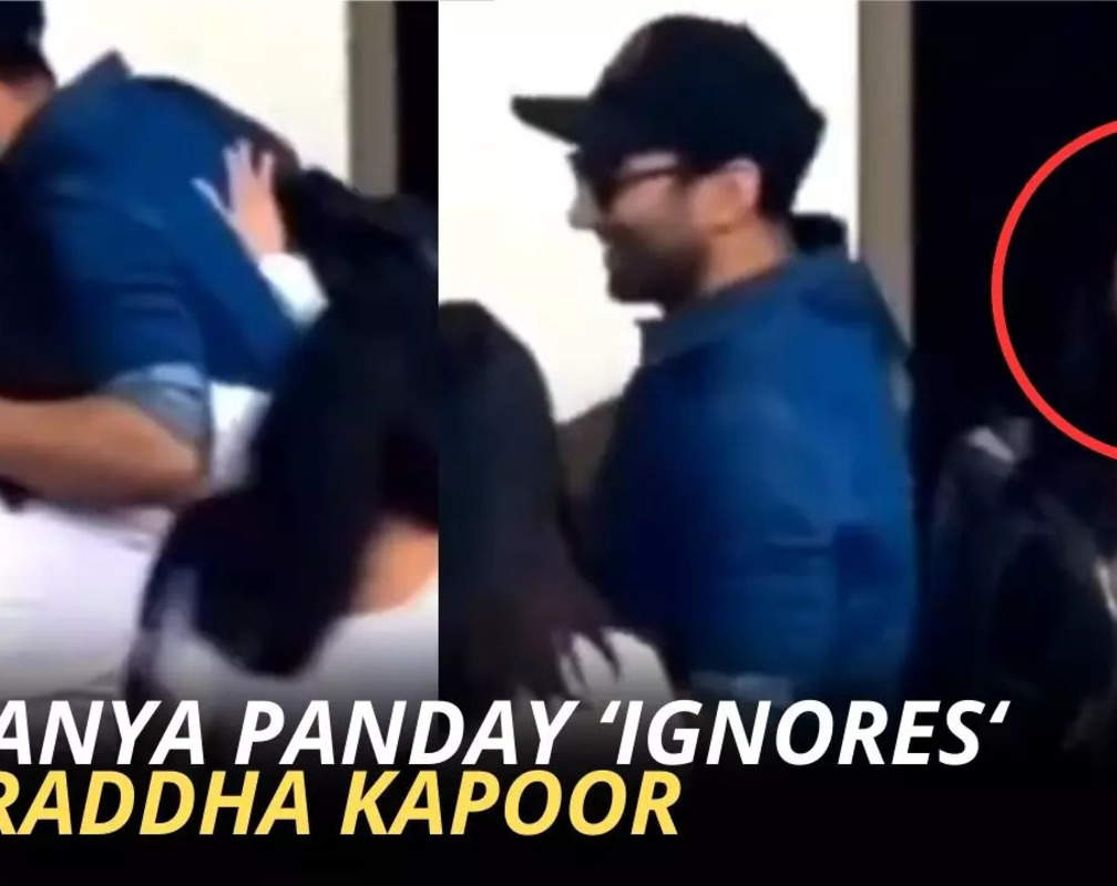 
Aditya Roy Kapur gives warm hug to rumoured ex Shraddha Kapoor; this is how Ananya Panday reacted - Watch

