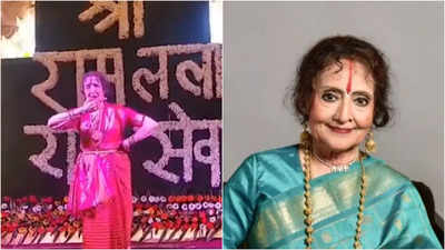 90-year-old actress Vyjayanthimala surprises fans with her dance performance at Ayodhya's Ram Mandir