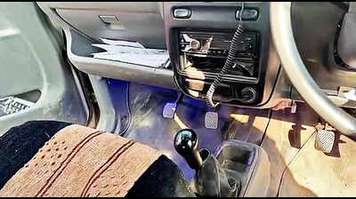 Modified cars used for driving test at Bardoli RTO Surat | Surat News ...
