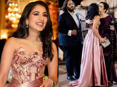 Anant-Radhika pre wedding: Bride-to-be Radhika Merchant looks breathtaking in a custom-made Versace gown