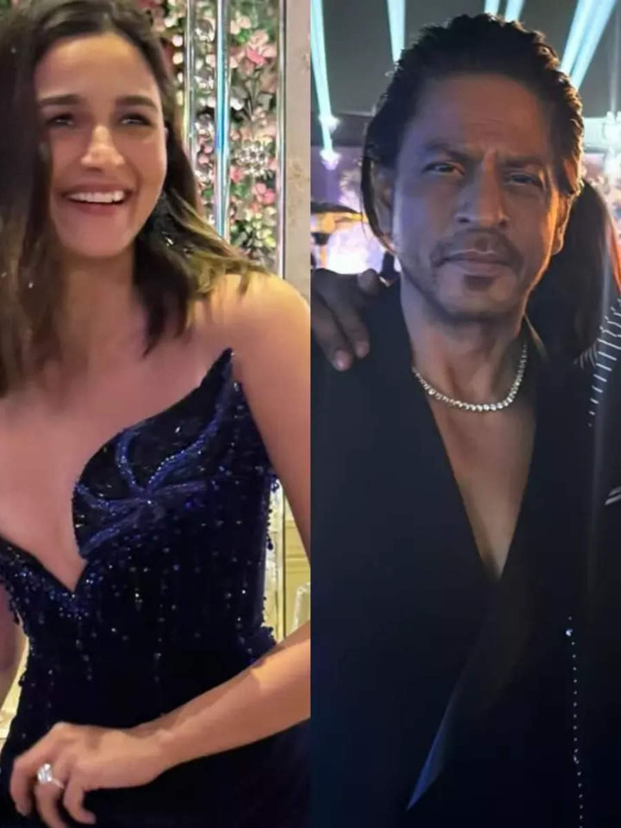 From Alia Bhatt To Shah Rukh Khan Who Wore What To Anant Radhikas Grand Cocktail Party Times 8773