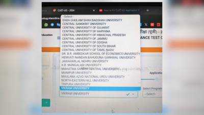 CUET UG 2024: Are DU and other major universities missing from application form?