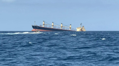 Ship earlier attacked by Yemen's Houthi rebels sinks in the Red Sea