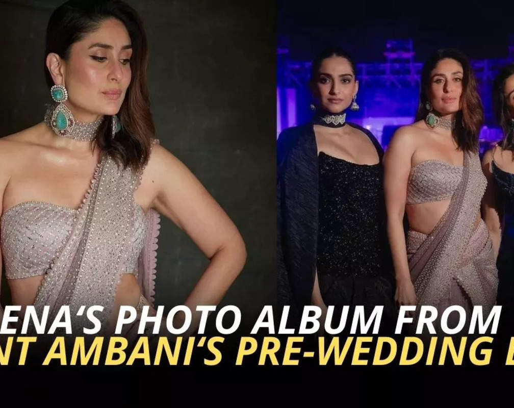 
Kareena Kapoor shares glimpses of her gorgeous look at Anant Ambani's pre-wedding bash; poses with Sonam Kapoor and Alia Bhatt
