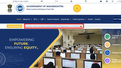 MHT CET Registration Date Extended Till This Date: Direct Link to Check Official Notice