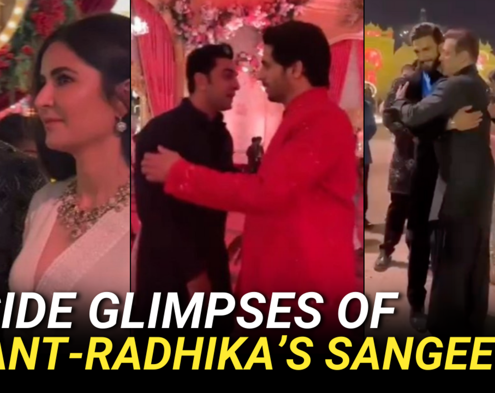 
Inside videos from Anant Ambani & Radhika Merchant's sangeet ceremony: Ranbir with Sidharth, Janhvi with Vicky-Katrina & more
