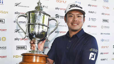 Takahiro Hataji becomes first Japan golfer to win New Zealand Open