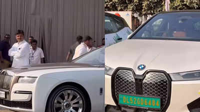 Exotic cars seen at Anant Ambani, Radhika Merchant's wedding: Rolls-Royce, BMWs and more