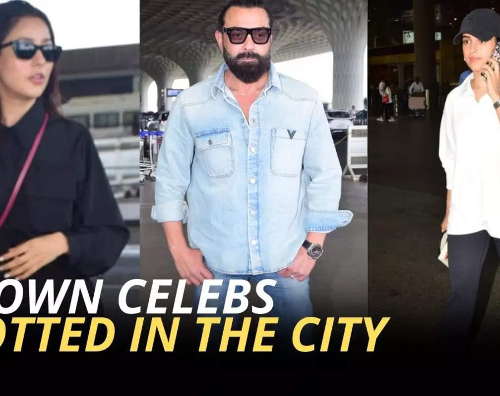
#CelebrityEvenings: From Bobby Deol to Sanya Malhotra, B-Town stars spotted in Mumbai
