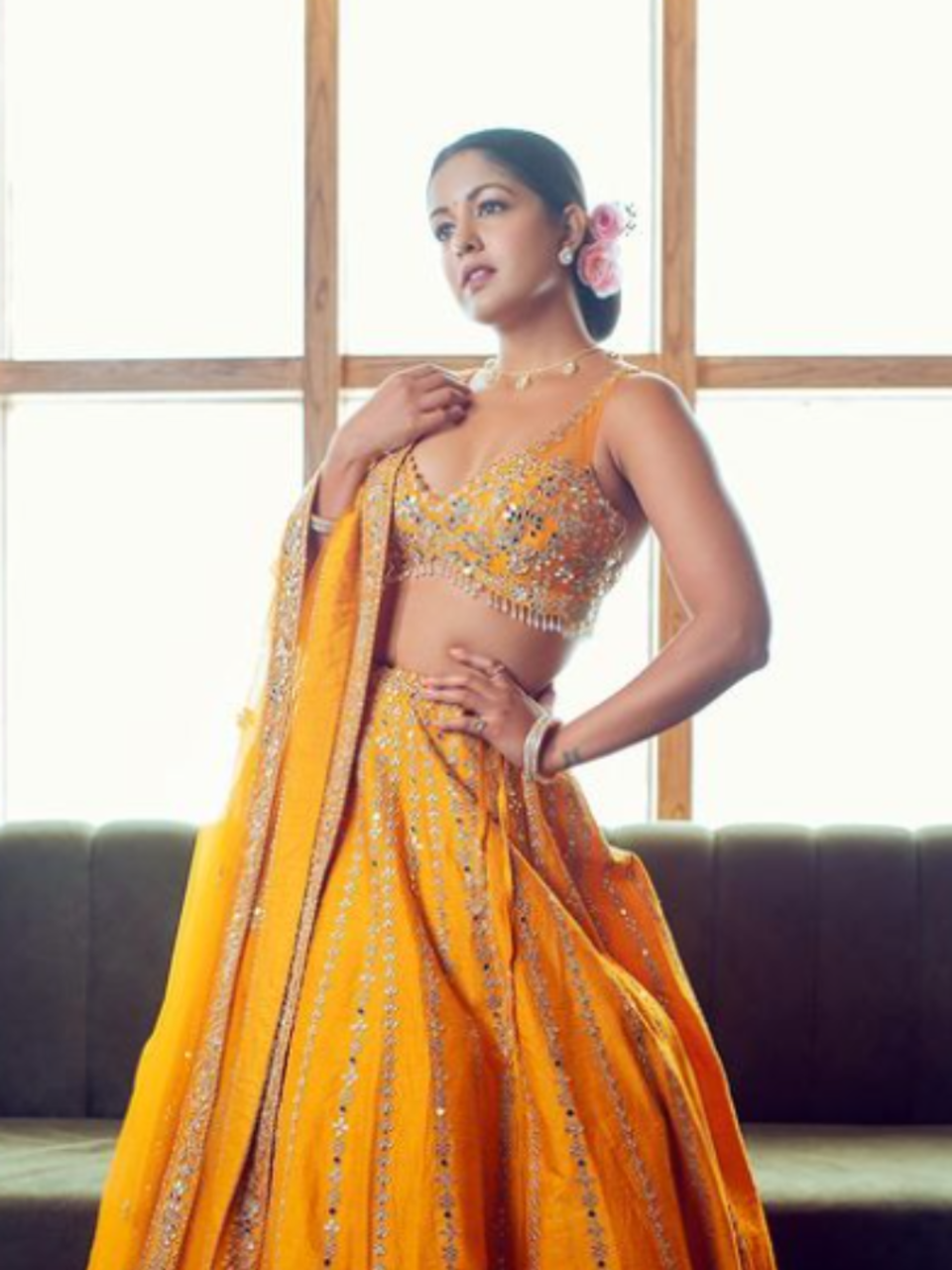 Ishita Dutta Inspired Hottest & Trendy Lehenga Blouse Designs, Hottest  Blouses